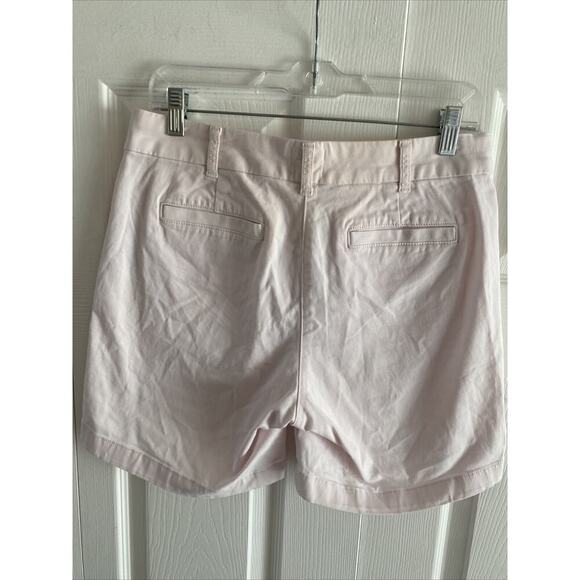 J.‎ Crew Women's 6 Light Pink Bermuda Chino Shorts Preppy Coastal Resort Summer - Picture 4 of 9